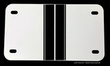 Sport Racing Stripe Motorcycle Metal License Plate - OwnTheAvenue