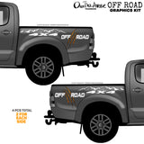 x2 Off Road 4x4 Lifted Pick Up Truck Claws Vinyl Decor Decal Graphics Kit