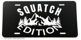 Squatch Edition Bigfoot Funny Joke Humor Mountains Auto License Plate