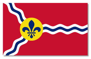 St. Louis Flag missouri mo the gateway arch car truck vinyl sticker decal 4"