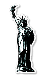 Statue of Liberty Vintage Jk Retro v2 NY New York Car Vinyl Sticker Decal 3.75" - OwnTheAvenue