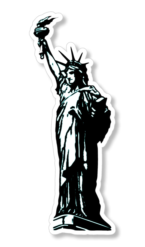 Statue of Liberty Vintage Retro v2 NY New York Car Vinyl Sticker Decal 3.75