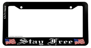 Stay Free America American Pro USA OwnTheAvenue License Plate Frame - OwnTheAvenue