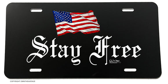 Stay Free America American Pro USA Model-V01 OwnTheAvenue License Plate Cover - OwnTheAvenue