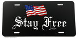 Stay Free America American Pro USA Model-V01 OwnTheAvenue License Plate Cover - OwnTheAvenue
