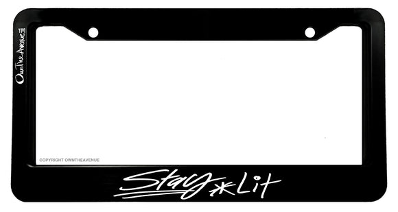 Stay Lit JDM Racing Drifting Funny Joke Gag Prank License Plate Frame