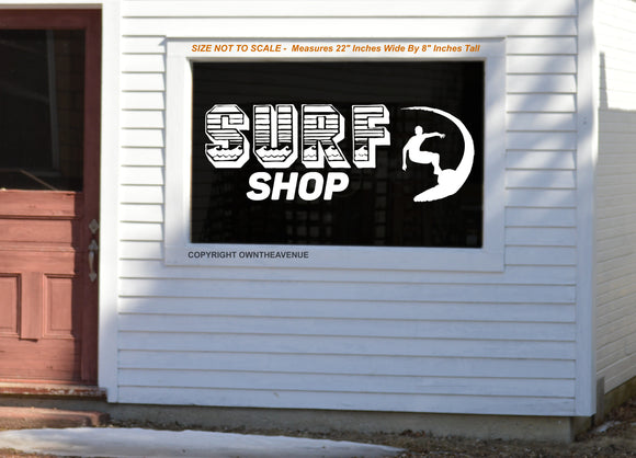 Surf Shop Store Business Outdoor Wall Decor Decal Sign Surfing - 22