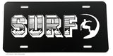 Surf Surfing Ocean Waves Car Truck Auto License Plate Cover V01 - OwnTheAvenue