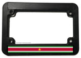 Suriname World Country Flag V01 Motorcycle License Plate Frame - OwnTheAvenue