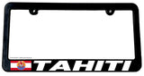 Tahiti Slim Black Auto Car Truck License Plate Frame - OwnTheAvenue