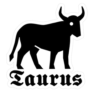 Taurus Bull Zodiac Astrological Astrology Car Truck Vinyl Sticker Decal 3.75"