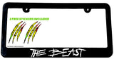 The Beast Turbo Truck Lift Mud Car Diesel Model 927 Truck License Plate Frame - OwnTheAvenue