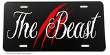 The Beast Claw Off Road Lifted Truck 4x4 JDM Racing Auto License Plate