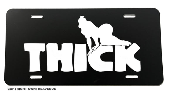 Thick BBW Sexy Funny JDM Joke Gag Car Truck License Plate Cover - OwnTheAvenue