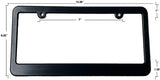 Peace Symbol Sign Groovy Old School Slim Style License Plate Frame