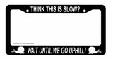 Think This Is Slow? Funny Hybrid Electric Car JDM License Plate Frame - OwnTheAvenue