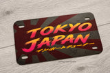 Tokyo Japan Racing Kanji Japanese Motorcycle License Plate