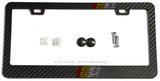 Topography Topographic German Germany Flag Stripe Carbon Fiber License Plate Frame