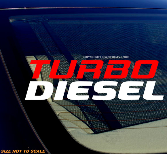Turbo Diesel Import Truck Lift Off Road 4x4 Vinyl Sticker Decal - OwnTheAvenue