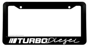 Turbo Diesel Import Truck Lift Off Road Model2 4x4 License Plate Frame