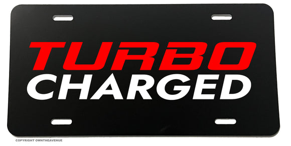 Turbo Charged JDM Racing Drifting Import Euro Race License Plate Cover - OwnTheAvenue