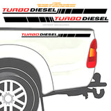 Turbo Diesel Sport Stripe Body Truck Off Road 4x4  Graphic Vinyl Decal Sticker