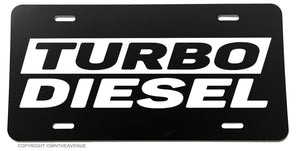 Turbo Diesel Truck Auto License Plate Cover - OwnTheAvenue