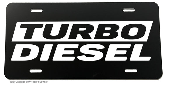 Turbo Diesel Truck Auto License Plate Cover - OwnTheAvenue