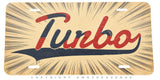 Turbo Racing Drifting Auto Metal License Plate - OwnTheAvenue