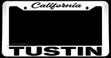 Tustin California White License Plate Frame - OwnTheAvenue