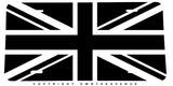 UK United Kingdom Subdued Flag Car Truck SUV Auto Metal License Plate