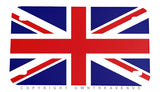 United Kingdom UK Flag Motorcycle Metal License Plate