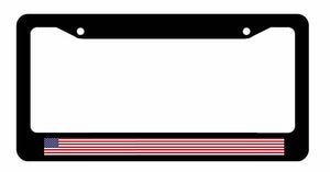 USA American Flag Vintage Jk Retro Plain Style Drift Car Truck License Plate Frame - OwnTheAvenue