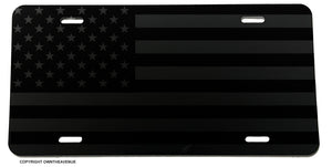 USA American Flag Ghost Style Tactical Patriot Freedom License Plate Cover