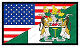 Rhodesia Rhodesian USA American Flag Vinyl Sticker Decal 3.5" - OwnTheAvenue