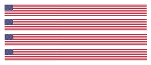 4x sticker decal car stripe motorcycle racing flag bike moto USA American Flag - OwnTheAvenue
