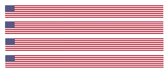 4x sticker decal car stripe motorcycle racing flag bike moto USA American Flag - OwnTheAvenue