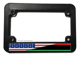 USA American Africa African World Country Flag Motorcycle License Plate Frame
