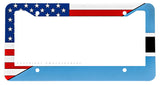 USA Batswana Flag Metal License Plate Frame - OwnTheAvenue