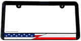 USA American Poland Polish World Flag Country License Plate Frame - OwnTheAvenue
