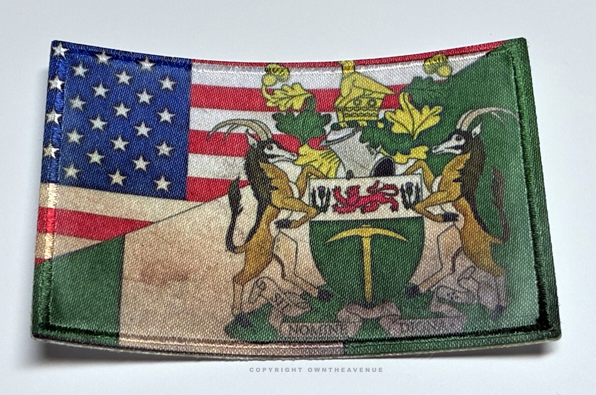 Rhodesia Rhodesian American Vintage Style Flag Iron On Patch