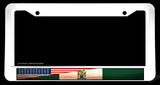 Rhodesia Rhodesian USA American Flag Vintage Style License Plate Frame - OwnTheAvenue