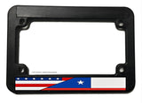 USA American Chile Chilean World Country Flag Motorcycle License Plate Frame - OwnTheAvenue