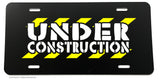 Under Construction JDM Racing Drifting Funny Joke Gag License Plate Cover - OwnTheAvenue