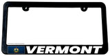 Vermont Vintage Style Flag License Plate Frame - OwnTheAvenue