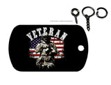 Veteran Soldier Military Army Support Love Keychain Necklace Tag - OwnTheAvenue