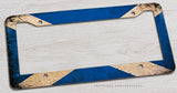 Scotland Scottish Flag Rustic Style Auto Metal License Plate Frame