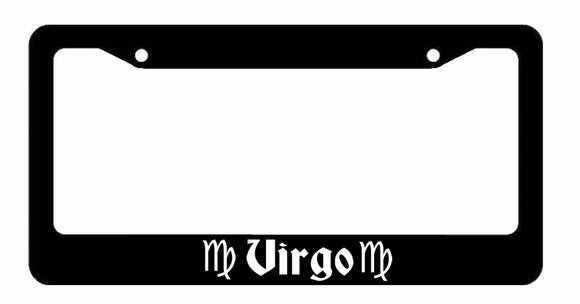 Virgo Logo Sign Astrological Astrology Car Truck License Plate Frame - OwnTheAvenue