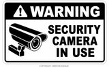 x6 Warning Video Surveillance Alarm Security Camera Holographic Sticker Decals