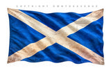 x2 Scotland Scottish Flag Rustic Style Model V01 Vinyl Sticker Decals 4"